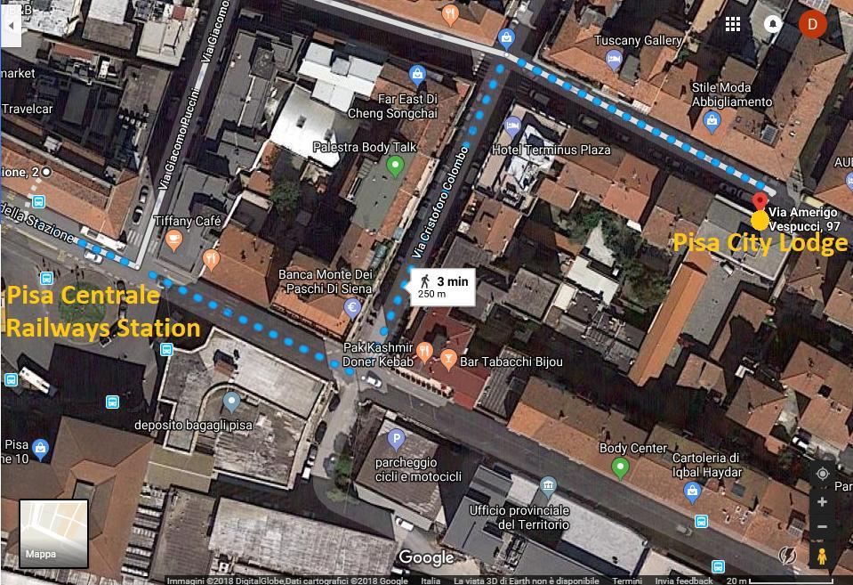 Pisa City Lodge Bagian luar foto